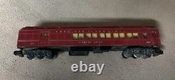 Vintage American Flyer Train with coal tender and passenger cars. Locomotive #316