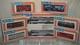 Vintage American Flyer Wabash Freight Set 2 Pa-1 Diesel Engines & 6 Train Cars
