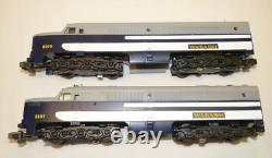 Vintage American Flyer Wabash Freight Set 2 PA-1 Diesel Engines & 6 Train Cars