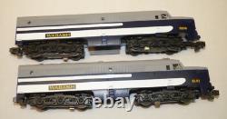 Vintage American Flyer Wabash Freight Set 2 PA-1 Diesel Engines & 6 Train Cars