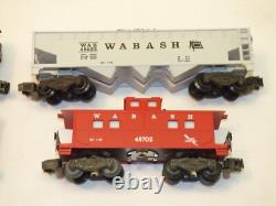 Vintage American Flyer Wabash Freight Set 2 PA-1 Diesel Engines & 6 Train Cars