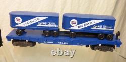 Vintage American Flyer Wabash Freight Set 2 PA-1 Diesel Engines & 6 Train Cars