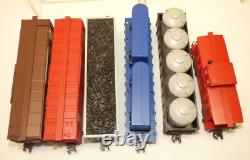 Vintage American Flyer Wabash Freight Set 2 PA-1 Diesel Engines & 6 Train Cars