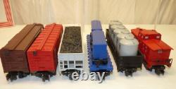 Vintage American Flyer Wabash Freight Set 2 PA-1 Diesel Engines & 6 Train Cars