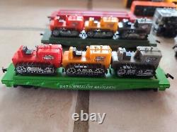 Vintage Ho Scale Lot 27 Piece Tyco Advertising Trains, Cars, Tractors