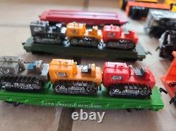 Vintage Ho Scale Lot 27 Piece Tyco Advertising Trains, Cars, Tractors