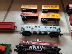 Vintage Ho Scale Lot 27 Piece Tyco Advertising Trains, Cars, Tractors