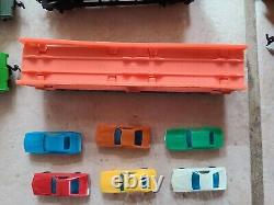 Vintage Ho Scale Lot 27 Piece Tyco Advertising Trains, Cars, Tractors