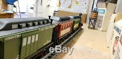 Vintage Jim Beam Decanter Train Set Locomotive + 4 Cars withWater Tower + 4 Tracks