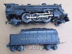 Vintage Lionel 1666 027 Steam Locomotive 2666w Tender Car Prewar Train