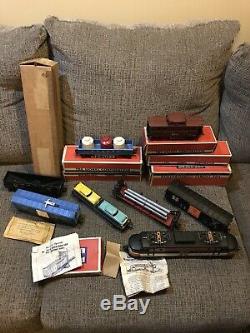 Vintage Lionel 2279W New Haven Freight Train Car Toy Set withBox 2350 Engine 6424