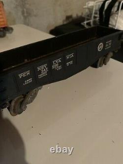 Vintage Lionel 671 627 Lionel Lines Locomotive Train Lot Engine And Freight Cars