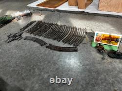 Vintage Lionel Train Lot Engines Cars Track Signs Untested