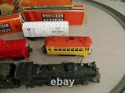 Vintage Lionel Train Set Engine #2026 Plus Cars & Boxes