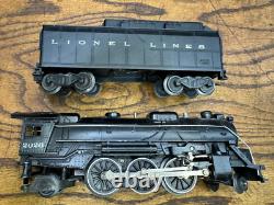 Vintage Lionel Trains 2026 Steam Engine Locomotive w Railroad Tender 2-6-2 O