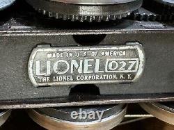 Vintage Lionel Trains 2026 Steam Engine Locomotive w Railroad Tender 2-6-2 O