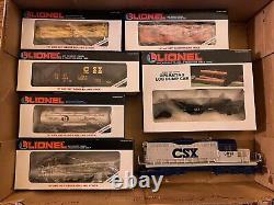 Vintage Lionel Trains CSX Fright Train Set Without Track And Building