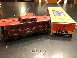 Vintage Lionel Trains Post-War Lot withBrick Boxes, 681 Locomotive, 13 Cars, 1950s