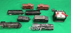 Vintage Lot of Lionel Lines Train Locomotive/Coal Tender/Gondola Car/Caboose