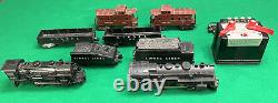 Vintage Lot of Lionel Lines Train Locomotive/Coal Tender/Gondola Car/Caboose