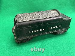 Vintage Lot of Lionel Lines Train Locomotive/Coal Tender/Gondola Car/Caboose