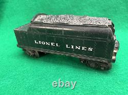 Vintage Lot of Lionel Lines Train Locomotive/Coal Tender/Gondola Car/Caboose