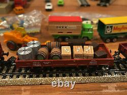 Vintage MARKLIN HO Train Set locomotive freight cars accessories EXCELLENT