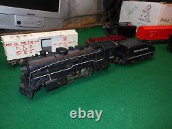 Vintage MARX TRAINS Lot 1666 Locomotive /Tenders /Tracks / Cars / Cabooses