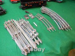 Vintage MARX TRAINS Lot 1666 Locomotive /Tenders /Tracks / Cars / Cabooses