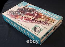 Vintage Marklin #2955 HO Scale Train Set in Box w Engine, 2 Cars, Tracks, Power