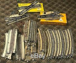 Vintage Marklin H. O. Train Set 3029 Locomotive, Track, Box Cars MORE