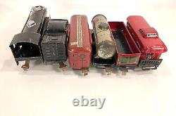 Vintage Marx Jubilee Canadian Pacific Locomotive Engine With Five Train Cars