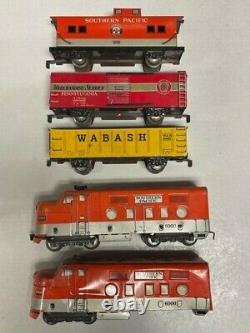 Vintage Marx Tin Trains O gauge Diesel Locomotive Southern Pacific A-A units +++