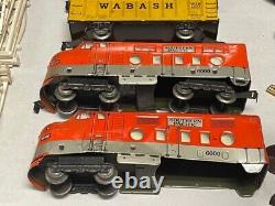 Vintage Marx Tin Trains O gauge Diesel Locomotive Southern Pacific A-A units +++