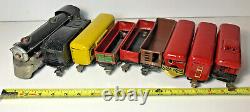 Vintage Marx Toys New York Central Train Set Engine, Tender & 7 Cars