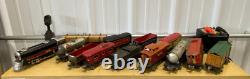 Vintage Metal Train Loco 3000, Train Cars, and Lionel Type 1033 Transformer
