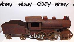 Vintage Metal Train Locomotive Engine Steam Coal Car Dayton Moving Hill Climber