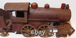 Vintage Metal Train Locomotive Engine Steam Coal Car Dayton Moving Hill Climber