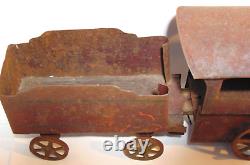 Vintage Metal Train Locomotive Engine Steam Coal Car Dayton Moving Hill Climber