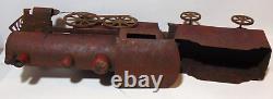 Vintage Metal Train Locomotive Engine Steam Coal Car Dayton Moving Hill Climber