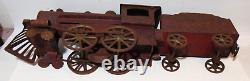 Vintage Metal Train Locomotive Engine Steam Coal Car Dayton Moving Hill Climber