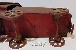 Vintage Metal Train Locomotive Engine Steam Coal Car Dayton Moving Hill Climber