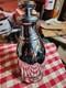 Vintage Original Antique Locomotive Pullman Train Cars Metal Bottle Ver Nice