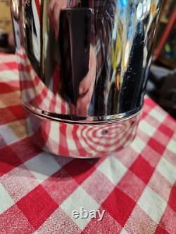 Vintage Original Antique Locomotive Pullman Train Cars Metal Bottle Ver Nice