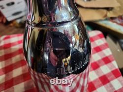 Vintage Original Antique Locomotive Pullman Train Cars Metal Bottle Ver Nice