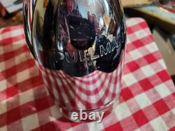 Vintage Original Antique Locomotive Pullman Train Cars Metal Bottle Ver Nice