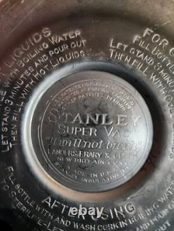 Vintage Original Antique Locomotive Pullman Train Cars Metal Bottle Ver Nice