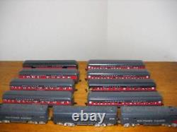 Vintage Penn Line HO Southern Pacific Passenger Train Set 8 Cars 3 Locomotives C