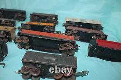 Vintage Pre War 11 Piece Assorted Lionel Trains Engine Locomotive Tender Cars