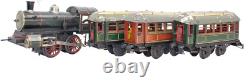 Vintage Pre-War Early Karl Bub (KBN) 0-gauge Clockwork Train Set (c. 1905-1910)